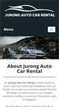 Mobile Screenshot of jurongcarrental.com