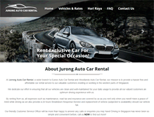 Tablet Screenshot of jurongcarrental.com